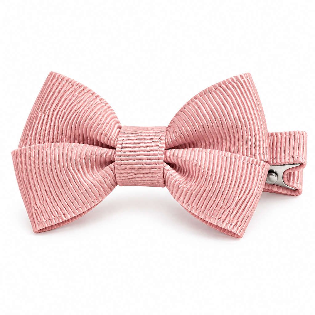 Kenswelli™ Pink Grosgrain Bow Hair Clip