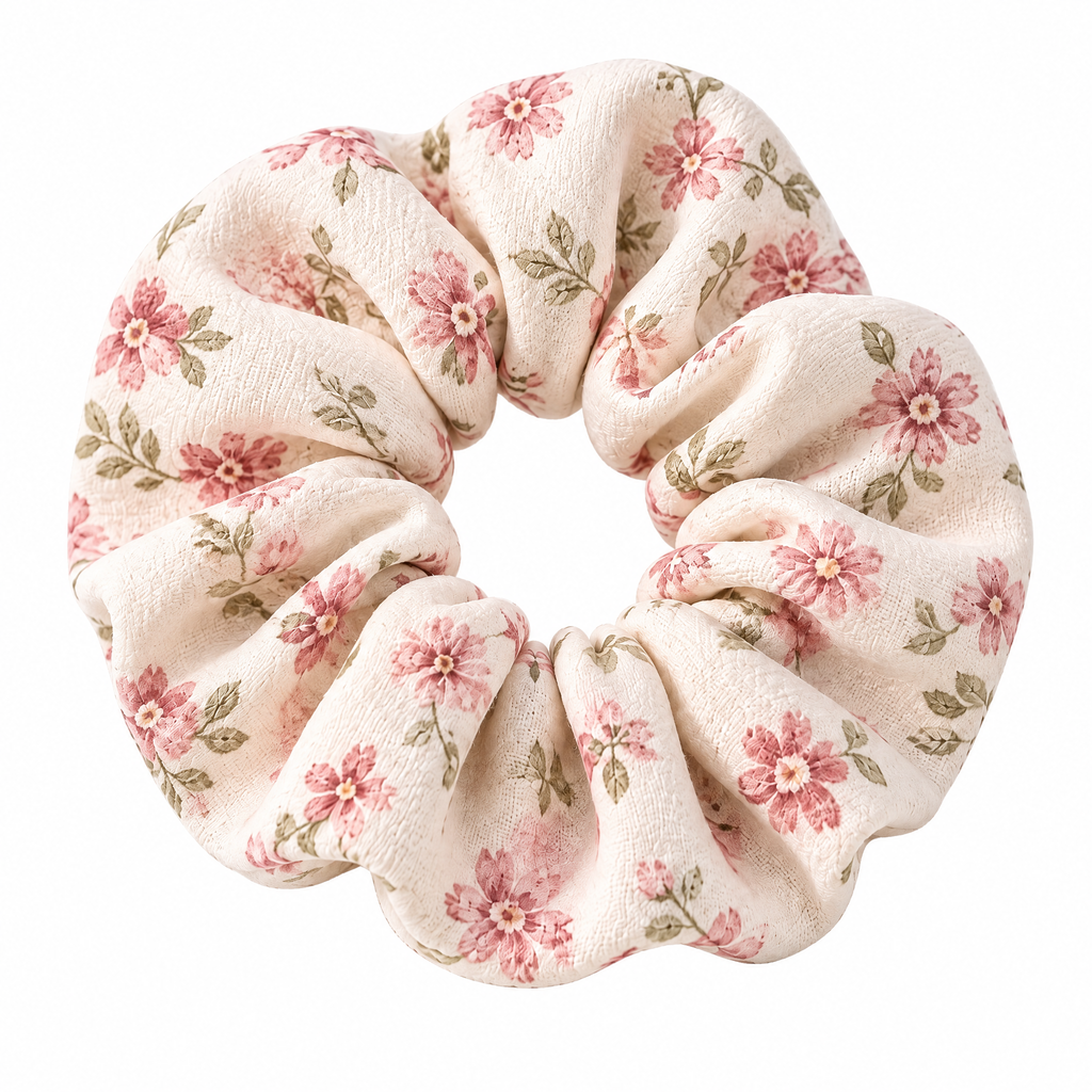 Kenswelli™ Vintage Floral Scrunchie
