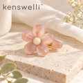 Kenswelli™ Pink Flower Hair Claw Clip